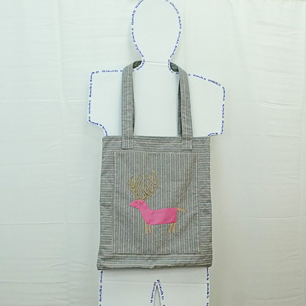 Bolsa tote para todo Ciervo Fontán Espiguilla - Imagen 2