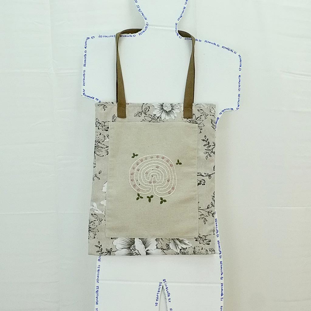 Bolsa tote petroglifo Fontemoura Serra de Outes
