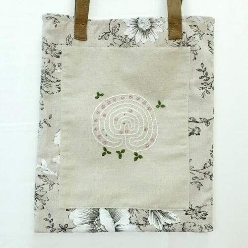 Bolsa tote petroglifo laberinto fontemoura serra de outes