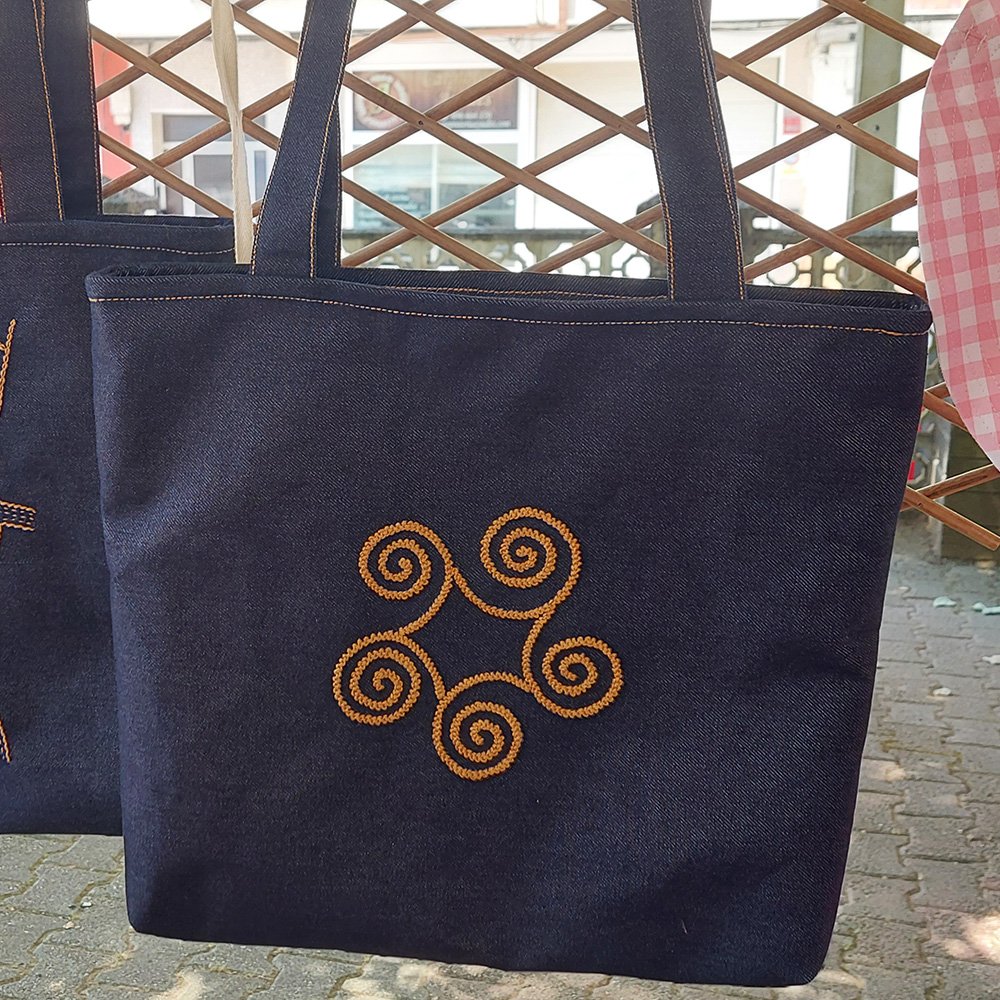 Bolso denim Trisquel Santa Trega
