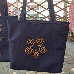 Bolso denim Trisquel Santa Trega