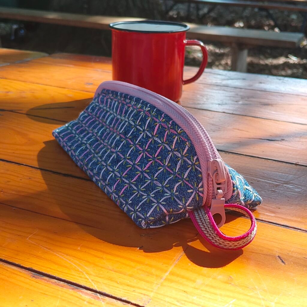 Estuche Sashiko bombacho