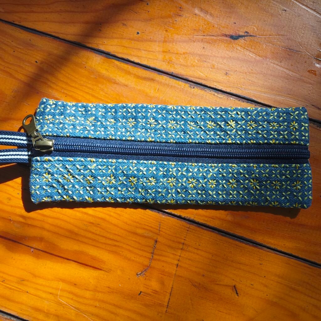 Estuche Sashiko